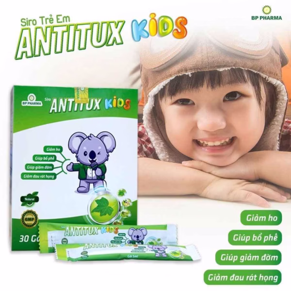 Siro Giảm Ho Bổ Phế Long Đờm Antitux Kids - Bp Pharma