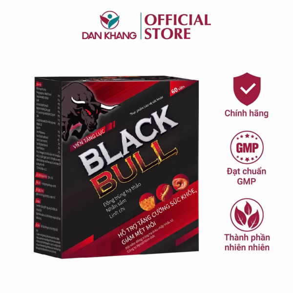Viên Tăng Lực Chống Mệt Mỏi Black Bull - Dân Khang