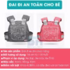 Đai Đi Xe Máy An Toàn Cho Bé Từ 1 Đến 10 Tuổi - Bh Kids - Ảnh 5