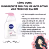 Dung Dịch Vệ Sinh Phụ Nữ Intimo Sensitive Nội Địa Đức 250Ml - Nivea - Ảnh 3