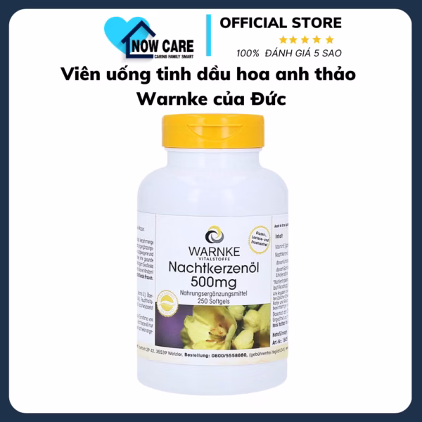 Viên Uống Tinh Dầu Hoa Anh Thảo - Warnke