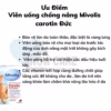 Viên Uống Chống Nắng Carotin Đức - Mivolis - Ảnh 3
