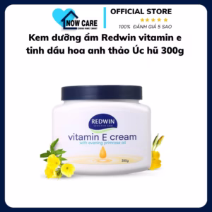 Kem Dưỡng Ẩm Vitamin E Tinh Dầu Hoa Anh Thảo 300G - Redwin