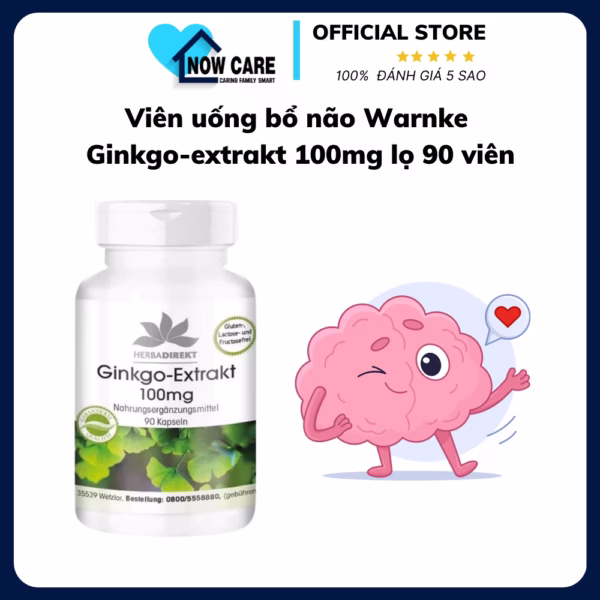 Viên Uống Bổ Não Ginkgo-Extrakt 100Mg - Warnke