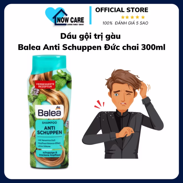 Dầu Gội Trị Gàu Anti Schuppen Đức 300Ml - Balea