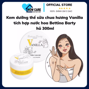 Kem Dưỡng Thể Sữa Chua Hương Vanilla Tích Hợp Nước Hoa Hũ 300Ml - Bettina Barty