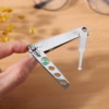 Dụng Cụ Bấm Móng Tay 3In1 Kèm Cây Lấy Ráy Tai Và Dũa Móng Bằng Thép Không Gỉ Bền Đẹp, Có Khoen Treo Chìa Khóa Tiện Ích - Dmastore - Ảnh 13