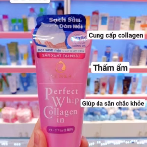 Sữa Rửa Mặt Tạo Bọt Perfect Collagen 120G - Senka