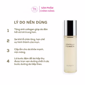 Nước Hoa Hồng Centella Toner 180Ml - Dr.Pepti+