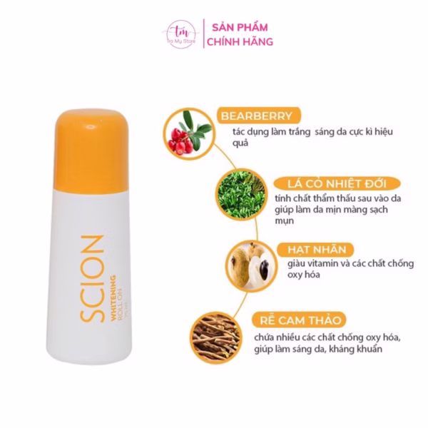 Lăn Khử Mùi Scion Pure White Roll On 75Ml - Nuskin