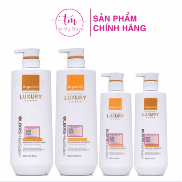 Dầu Gội Xả Phục Hồi, Chống Rụng Tóc Olexrs Hair Salon Luxury 500 - 960Ml - Olexrs