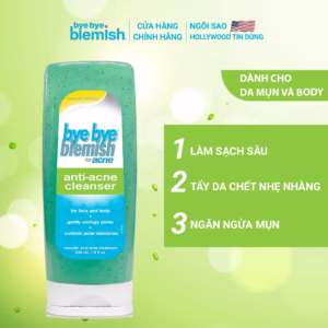 Sữa Rửa Mặt Bha 2% Ngăn Ngừa Và Giảm Mụn Cho Da Dầu Mụn Bye Bye Blemish Anti-Acne Cleanser 236Ml - Bye Bye Blemish
