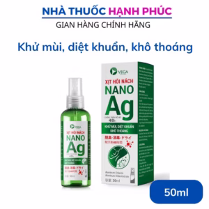 Xịt Khử Hôi Nách Nano Ag Lọ 50Ml - Shabigroup
