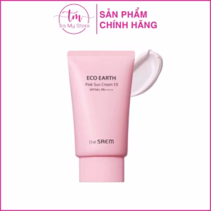 Kem Chống Nắng Giảm Dầu, Nâng Tone Da Sáng Hồng Pink Sun Cream Ex Spf50+/Pa++++ - The Saem