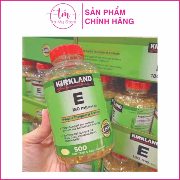 Vitamin E Mỹ Kirkland Signature Vitamin E 400 Iu 500 Viên - Kirkland Signature