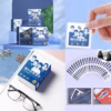 Hộp 100 Miếng Khăn Giấy Lau Kính Nano Chống Mờ Sương, Vân Tay, Bụi Bám - Su - Ảnh 5