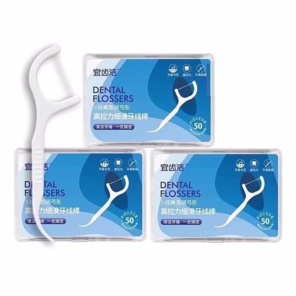 Set 3 Hộp Tăm Chỉ Nha Khoa Dùng 1 Lần - Su