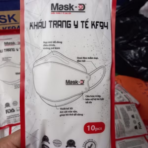 1Túi Zip/10 Chiếc Khẩu Trang Y Tế Cao Cấp Kf94 Mask 4 Lớp - Happy Fashion Store