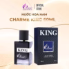 Nước Hoa Nam Charme King Chính Hãng Lưu Hương Thơm Lâu 7-12 Tiếng Hương Gỗ Đầy Lôi Cuốn 60Ml - Charme - Ảnh 2
