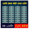 Bộ Dao Cạo Râu Gồm 1 Dao Cạo, 36 Lưỡi Dao Và 1 Tuýp Kem Cạo Ctb583 - Bechip - Ảnh 5