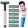 Bộ Dao Cạo Râu Gồm 1 Dao Cạo, 36 Lưỡi Dao Và 1 Tuýp Kem Cạo Ctb583 - Bechip - Ảnh 8