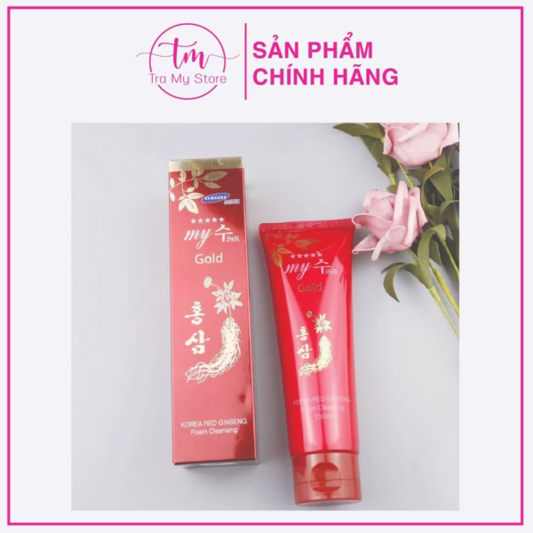 Sữa Rửa Mặt Hồng Sâm 130Ml - My Gold