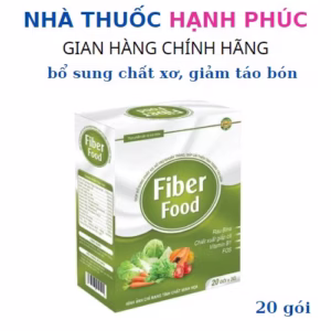 Chất Xơ Hoà Tan Fiber Food Rau Diếp Cá Giảm Táo Bón, Giảm Trĩ Hộp 20 Gói - Hai Linh