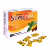 Viên Ngậm Ho Thảo Dược Streptana Giảm Ngứa Viêm Họng Vị Cam Hộp 100 Viên - Tanaphar - Ảnh 2