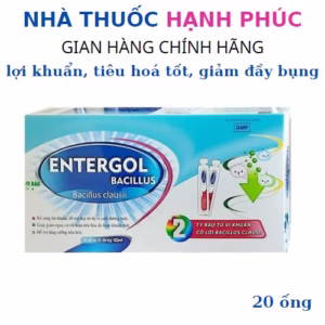 Men Tiêu Hoá Entergol Koreplus Hải Linh Giúp Lợi Khuẩn Hộp 20 Ống
