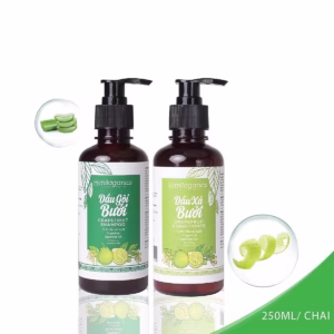 Combo Dầu Gội & Dầu Xả Bưởi Ngừa Rụng & Kích Thích Mọc Tóc Từ Tinh Dầu Bưởi Nguyên Chất Milaganics 250Ml/Chai
