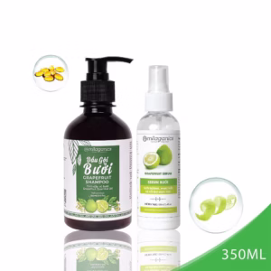 [Combo Mọc Tóc] Dầu Gội 250Ml & Serum Tinh Dầu Bưởi 100Ml Kích Thích Mọc Tóc, Ngừa Rụng - Milaganics