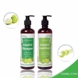 Combo Dầu Gội & Dầu Xả Bưởi Ngừa Rụng & Kích Thích Mọc Tóc Từ Tinh Dầu Bưởi Nguyên Chất Milaganics 500Ml/Chai