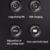 Tông Đơ Cắt Tóc Chuyên Nghiệp Kemei 2620 Tự Động Đầu Mài Đầu Tông Đơ Usb Sạc Nhanh Tóc Salon Điện Tông Đơ Gd037 - Lady'S Passion - Ảnh 4