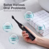 Bàn Chải Điện Tự Động Electric Toothbrush Đánh Răng 5 Chế Độ Hàng Cao Cấp, Tặng Kèm Cáp Sạc Và 4 Đầu Chải Sử Dụng Trong 1 Năm Gd055 - Lady'S Passion - Ảnh 10
