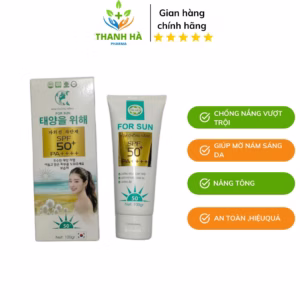 Kem Chống Nắng Nâng Tông Dưỡng Da 50++ - For Sun