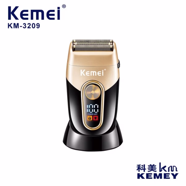 Máy Cạo Râu Khô 3 Lưỡi Kèm Giá Đỡ Kemei Km 3209 Cao Cấp Trong Các Dòng Máy Cạo Râu Gd094 - Lady'S Passion