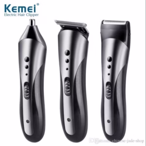 Tông Đơ Cắt Tóc Kemei Km-1407 - 3In1 Cắt Tóc - Tỉa Lông Mũi - Cạo Râu Chuyên Nghiệp Tặng Kèm 8 Phụ Kiện Cao Cấp Gd095 - Lady'S Passion
