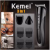 Tông Đơ Cắt Tóc Kemei Km-1407 - 3In1 Cắt Tóc - Tỉa Lông Mũi - Cạo Râu Chuyên Nghiệp Tặng Kèm 8 Phụ Kiện Cao Cấp Gd095 - Lady'S Passion - Ảnh 10