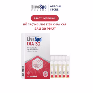 Giảm Triệu Chứng Tiêu Chảy Cấp Livespo Dia 30 - Livespo Pharma