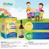 Dung Dịch Uống Vita D3K2 Hỗ Trợ Tăng Cường Hấp Thu Canxi Và Vitamin Cho Bé Chai 20Ml - Ảnh 3