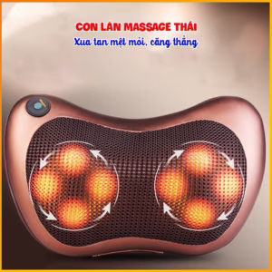 Gối Massage Hồng Ngoại Massage Cổ 6 Bi Công Nghệ 5D, Cao Cấp Và Mạnh Hơn Mẫu 8 Bi Giá Rẻ Rất Nhiều Gd138 - Lady'S Passion
