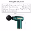 Súng Massage, Máy Massage Cầm Tay Đa Năng Trị Liệu 4 Đầu, 6 Chế Độ Cao Cấp Massage Gun Ctb246 - Bechip - Ảnh 9