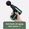 Súng Massage, Máy Massage Cầm Tay Đa Năng Trị Liệu 4 Đầu, 6 Chế Độ Cao Cấp Massage Gun Ctb246 - Bechip - Ảnh 3
