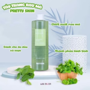 Nước Tẩy Trang Ngừa Mụn Rau Má Jeju Cica Prettyskin 500Ml - Pretty Skin