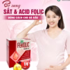 Viên Uống Ferolic Bổ Sung Sắt, Acid Folic,Inulin, Vitamin B12 Hộp 100 Viên - Singcare - Ảnh 2