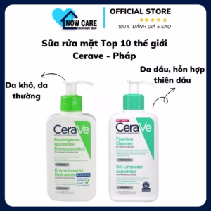 Sữa Rửa Mặt Top 10 Thế Giới Pháp - Cerave