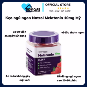 Kẹo Ngủ Ngon Melatonin 10Mg Số 1 Mỹ - Natrol