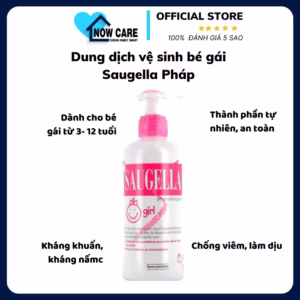 Dung Dịch Vệ Sinh Bé Gái Pháp - Saugella