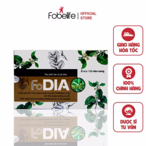 Viên Uống Hỗ Trợ Giảm Đường Huyết Fodia - Fobelife