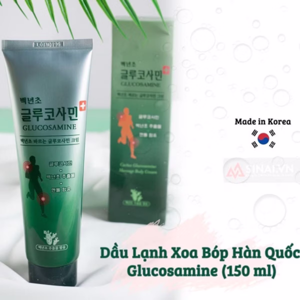 Dầu Lạnh Xoa Bóp Hàn Quốc 150Ml - Glucosamine